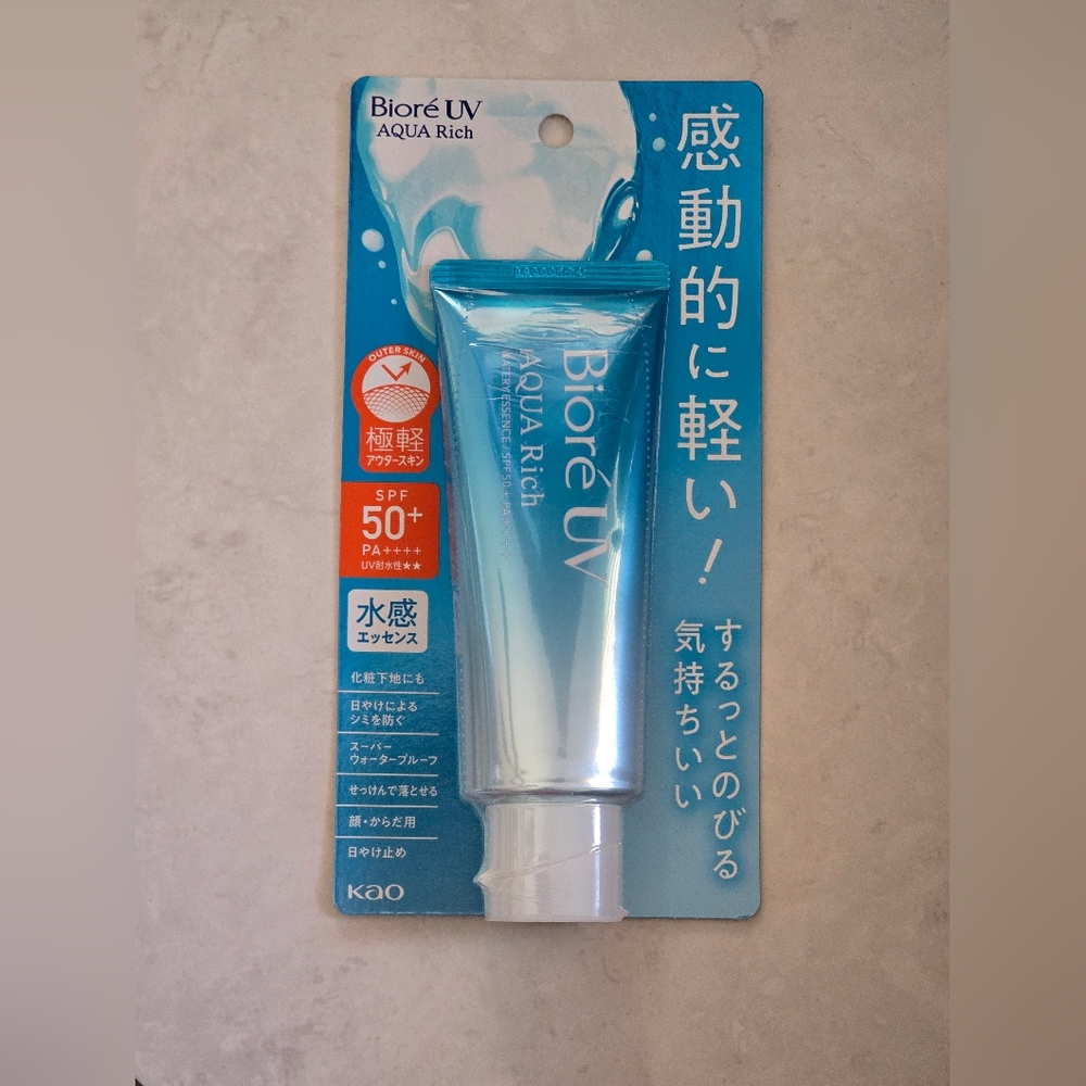 Biore UV Aqua Rich Sunscreen Water Essence SPF50+ PA++++ 2.36floz (70g)